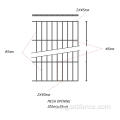 Single Wire Panel Fence RAL6005 / RAL7016 / RAL9005